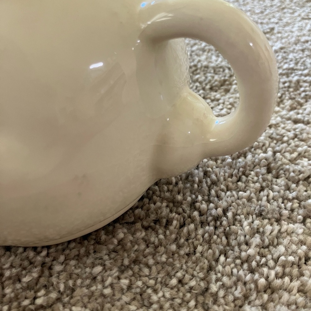 Charming White Rabbit Ceramic Pitcher - Picture 4 of 12